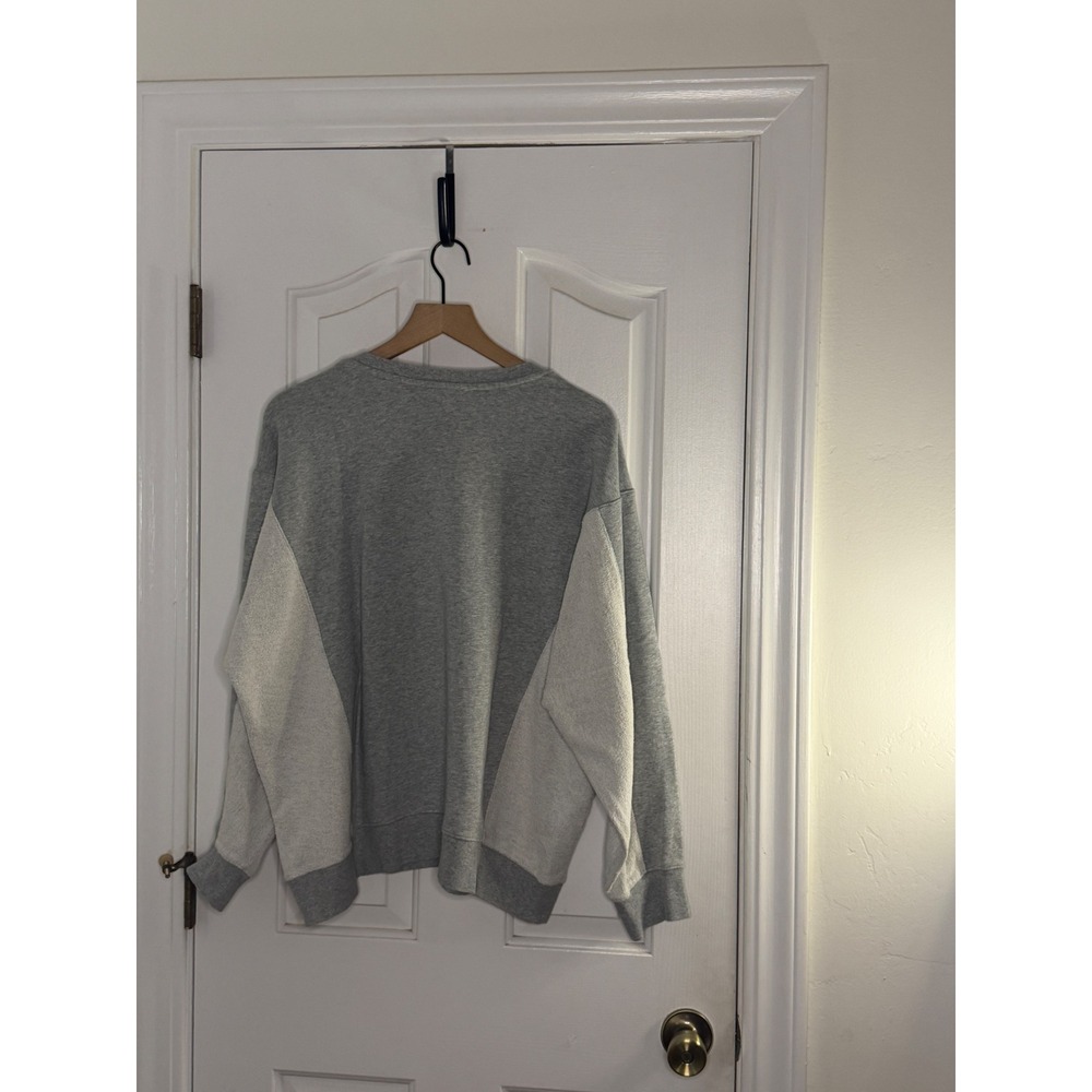 Johnny Was | Catalina French Terry Sweatshirt XL Grey Floral Embroidery J18823-5 - Picture 5 of 10